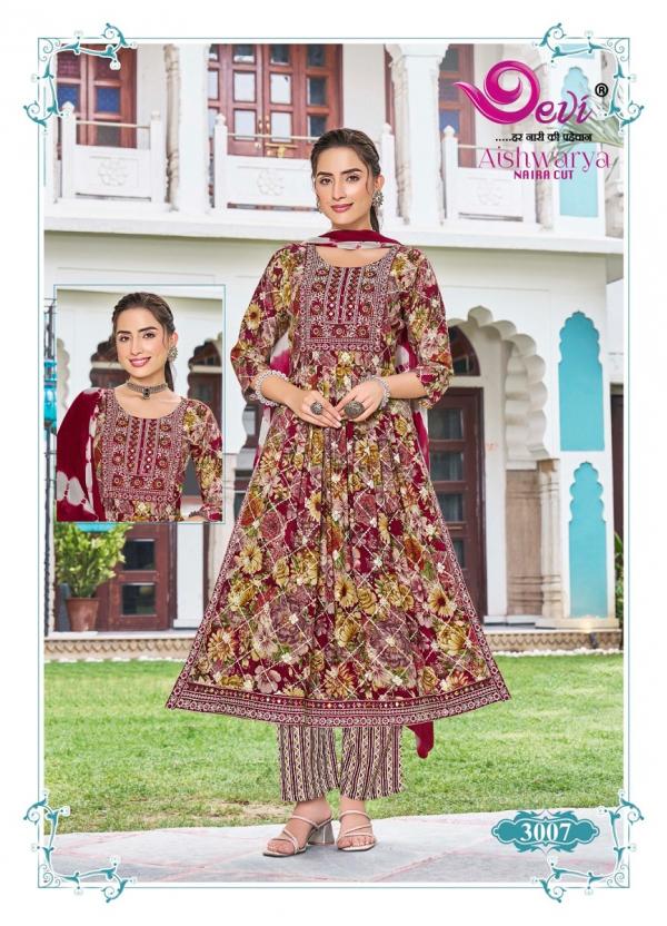 Devi Aishwarya Vol-3 – Nyra Cut Kurti With Pant & Dupatta